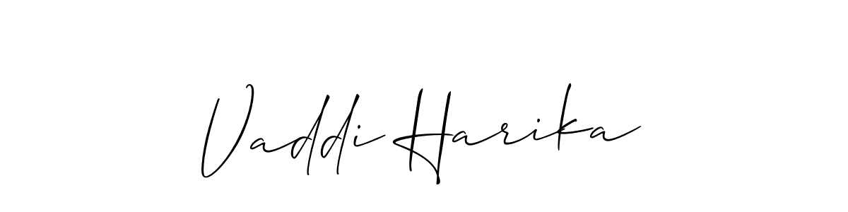 Once you've used our free online signature maker to create your best signature Allison_Script style, it's time to enjoy all of the benefits that Vaddi Harika name signing documents. Vaddi Harika signature style 2 images and pictures png