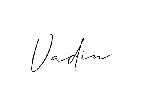 Make a beautiful signature design for name Vadin. Use this online signature maker to create a handwritten signature for free. Vadin signature style 2 images and pictures png