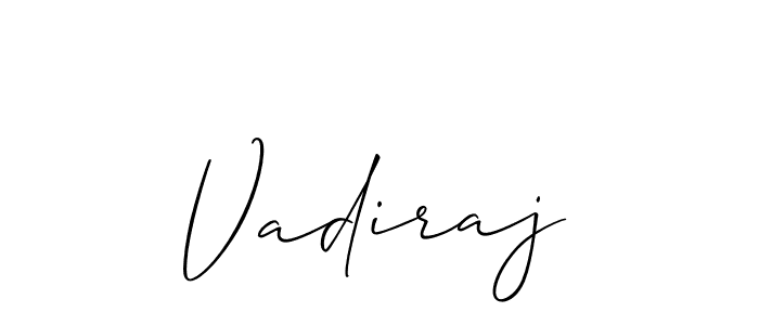 Also You can easily find your signature by using the search form. We will create Vadiraj name handwritten signature images for you free of cost using Allison_Script sign style. Vadiraj signature style 2 images and pictures png