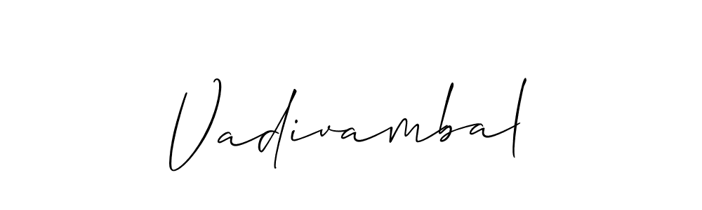 This is the best signature style for the Vadivambal name. Also you like these signature font (Allison_Script). Mix name signature. Vadivambal signature style 2 images and pictures png