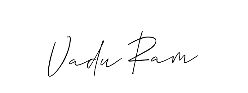 Check out images of Autograph of Vadu Ram name. Actor Vadu Ram Signature Style. Allison_Script is a professional sign style online. Vadu Ram signature style 2 images and pictures png