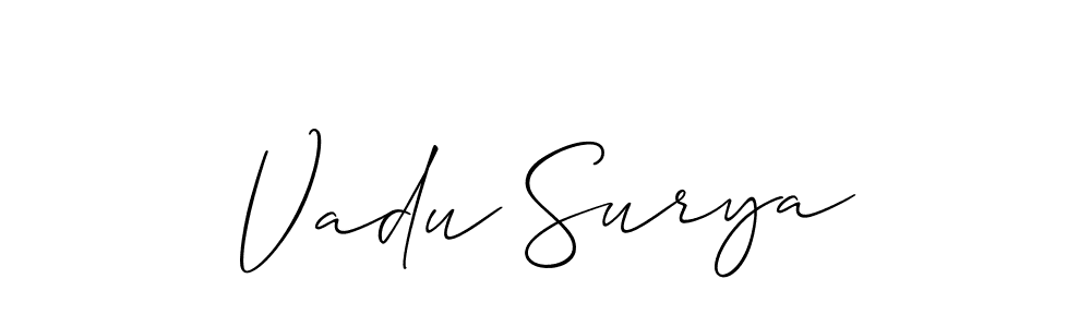 See photos of Vadu Surya official signature by Spectra . Check more albums & portfolios. Read reviews & check more about Allison_Script font. Vadu Surya signature style 2 images and pictures png
