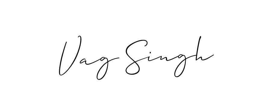 Vag Singh stylish signature style. Best Handwritten Sign (Allison_Script) for my name. Handwritten Signature Collection Ideas for my name Vag Singh. Vag Singh signature style 2 images and pictures png