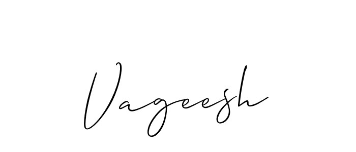 Best and Professional Signature Style for Vageesh. Allison_Script Best Signature Style Collection. Vageesh signature style 2 images and pictures png