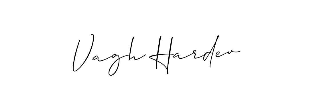 Make a beautiful signature design for name Vagh Hardev. Use this online signature maker to create a handwritten signature for free. Vagh Hardev signature style 2 images and pictures png