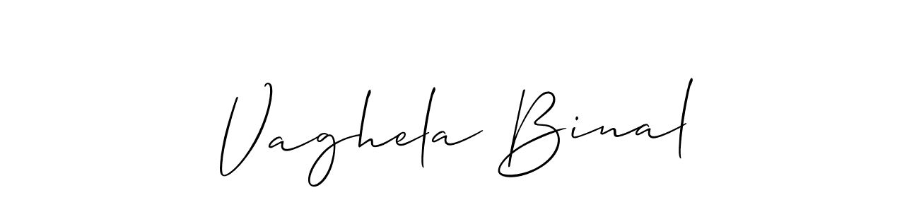 How to Draw Vaghela Binal signature style? Allison_Script is a latest design signature styles for name Vaghela Binal. Vaghela Binal signature style 2 images and pictures png