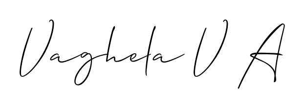A classic penmanship look for Vaghela V A. The Allison_Script font brings timeless elegance and confidence to every signed document. Vaghela V A signature style 2 images and pictures png