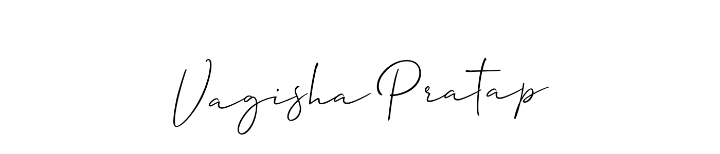 if you are searching for the best signature style for your name Vagisha Pratap. so please give up your signature search. here we have designed multiple signature styles  using Allison_Script. Vagisha Pratap signature style 2 images and pictures png