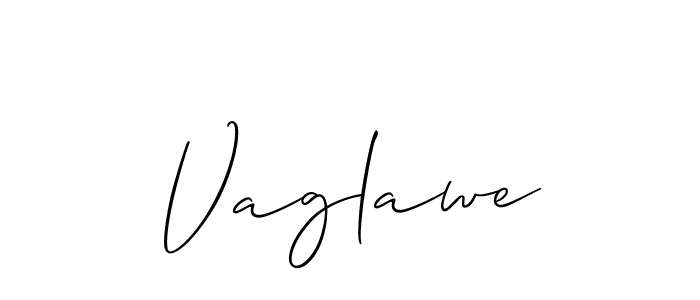 if you are searching for the best signature style for your name Vaglawe. so please give up your signature search. here we have designed multiple signature styles  using Allison_Script. Vaglawe signature style 2 images and pictures png