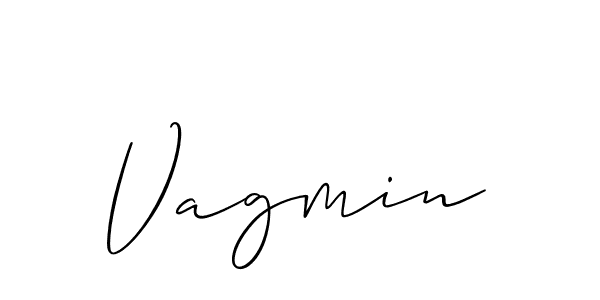 if you are searching for the best signature style for your name Vagmin. so please give up your signature search. here we have designed multiple signature styles  using Allison_Script. Vagmin signature style 2 images and pictures png