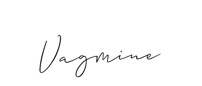 Vagmine stylish signature style. Best Handwritten Sign (Allison_Script) for my name. Handwritten Signature Collection Ideas for my name Vagmine. Vagmine signature style 2 images and pictures png