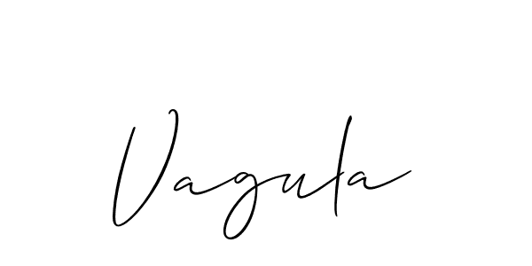 The best way (Allison_Script) to make a short signature is to pick only two or three words in your name. The name Vagula include a total of six letters. For converting this name. Vagula signature style 2 images and pictures png