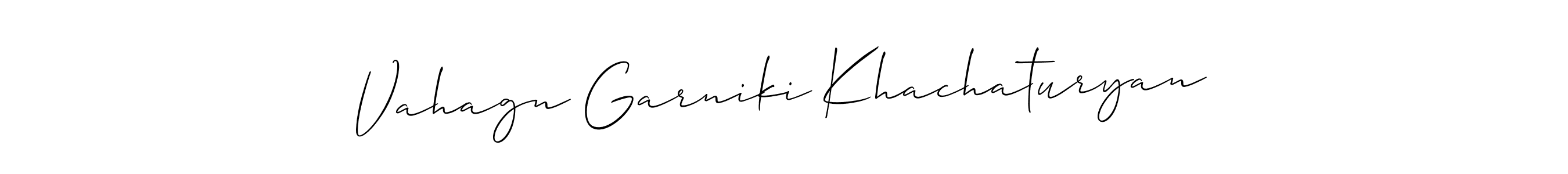 See photos of Vahagn Garniki Khachaturyan official signature by Spectra . Check more albums & portfolios. Read reviews & check more about Allison_Script font. Vahagn Garniki Khachaturyan signature style 2 images and pictures png