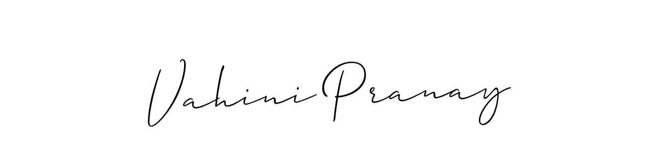 See photos of Vahini Pranay official signature by Spectra . Check more albums & portfolios. Read reviews & check more about Allison_Script font. Vahini Pranay signature style 2 images and pictures png