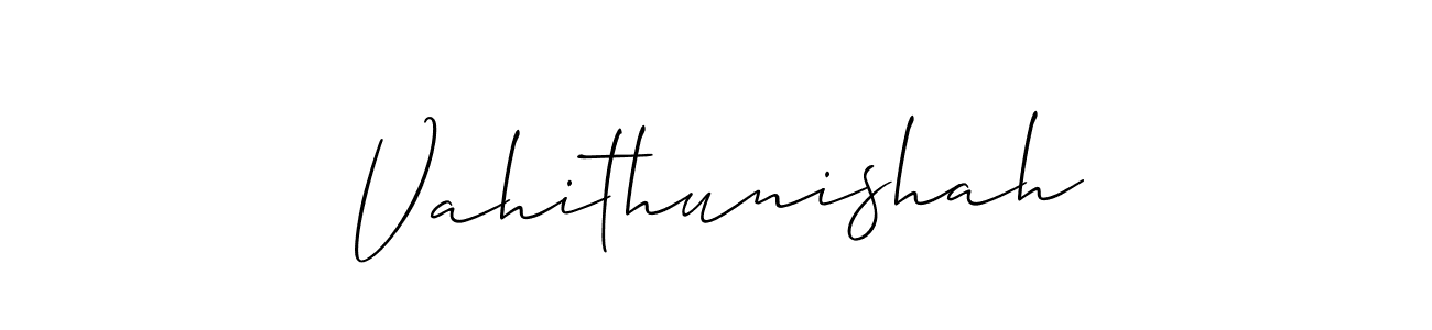 Once you've used our free online signature maker to create your best signature Allison_Script style, it's time to enjoy all of the benefits that Vahithunishah name signing documents. Vahithunishah signature style 2 images and pictures png