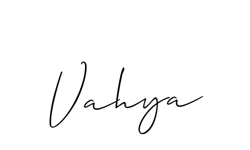 You can use this online signature creator to create a handwritten signature for the name Vahya. This is the best online autograph maker. Vahya signature style 2 images and pictures png