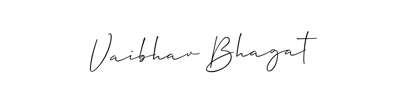 This is the best signature style for the Vaibhav Bhagat name. Also you like these signature font (Allison_Script). Mix name signature. Vaibhav Bhagat signature style 2 images and pictures png