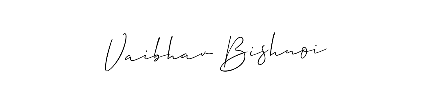 How to Draw Vaibhav Bishnoi signature style? Allison_Script is a latest design signature styles for name Vaibhav Bishnoi. Vaibhav Bishnoi signature style 2 images and pictures png