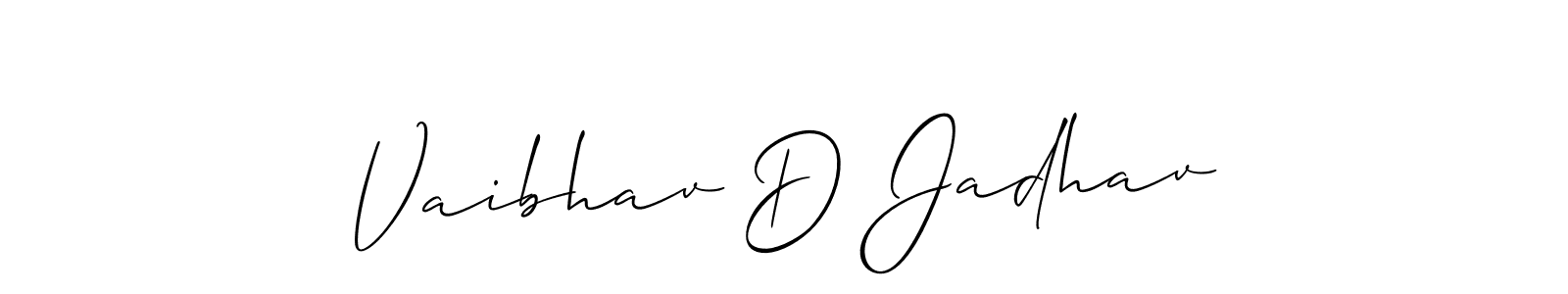 Check out images of Autograph of Vaibhav D Jadhav name. Actor Vaibhav D Jadhav Signature Style. Allison_Script is a professional sign style online. Vaibhav D Jadhav signature style 2 images and pictures png