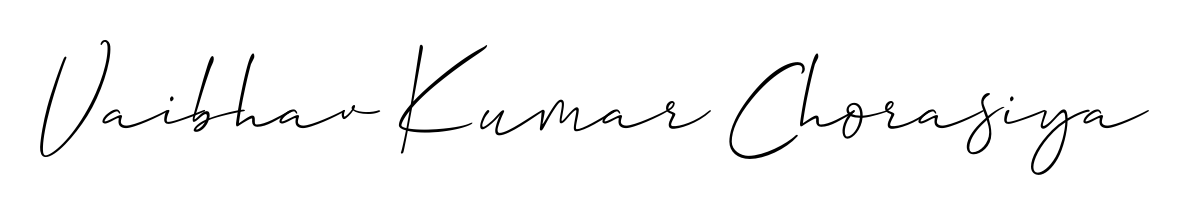 Create a beautiful signature design for name Vaibhav Kumar Chorasiya. With this signature (Allison_Script) fonts, you can make a handwritten signature for free. Vaibhav Kumar Chorasiya signature style 2 images and pictures png