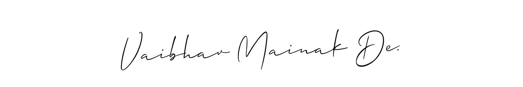 Here are the top 10 professional signature styles for the name Vaibhav Mainak De.. These are the best autograph styles you can use for your name. Vaibhav Mainak De. signature style 2 images and pictures png