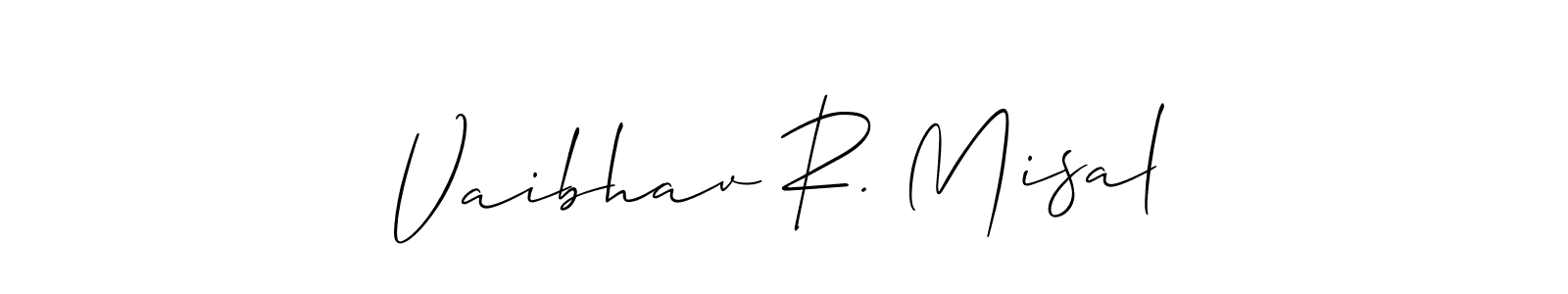 Best and Professional Signature Style for Vaibhav R. Misal. Allison_Script Best Signature Style Collection. Vaibhav R. Misal signature style 2 images and pictures png