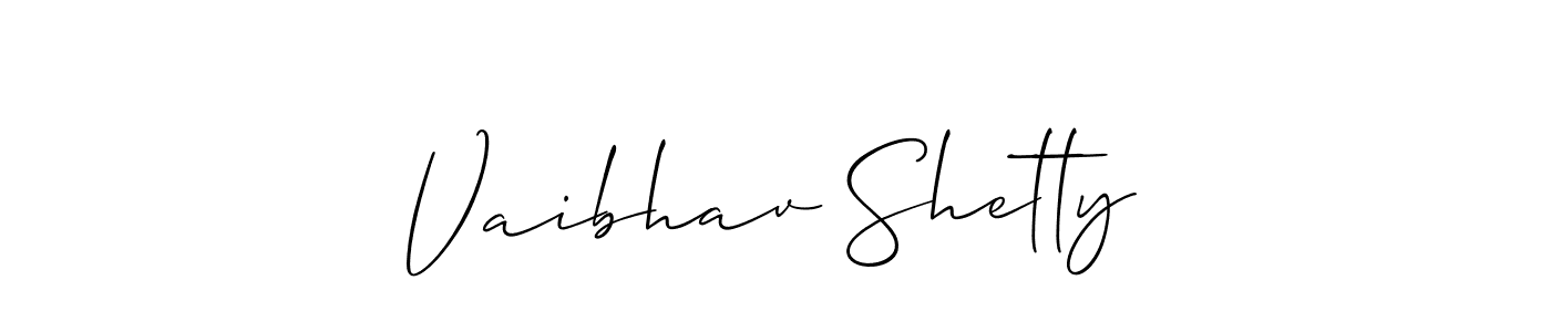 This is the best signature style for the Vaibhav Shetty name. Also you like these signature font (Allison_Script). Mix name signature. Vaibhav Shetty signature style 2 images and pictures png
