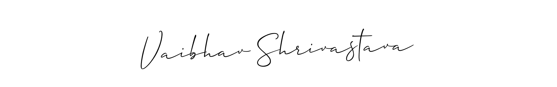 Also You can easily find your signature by using the search form. We will create Vaibhav Shrivastava name handwritten signature images for you free of cost using Allison_Script sign style. Vaibhav Shrivastava signature style 2 images and pictures png