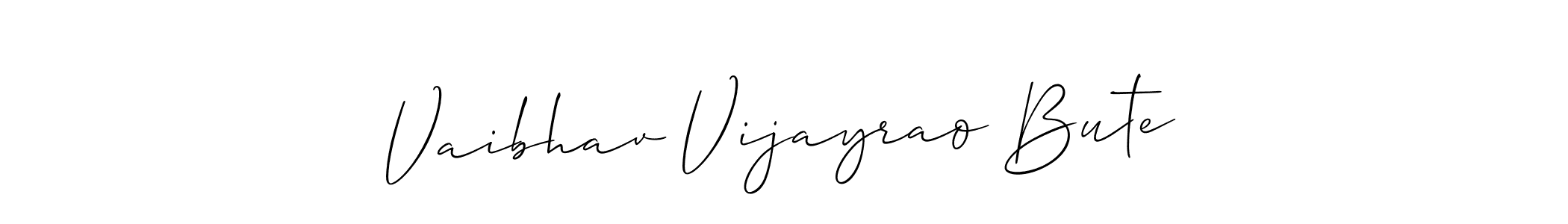 You can use this online signature creator to create a handwritten signature for the name Vaibhav Vijayrao Bute. This is the best online autograph maker. Vaibhav Vijayrao Bute signature style 2 images and pictures png