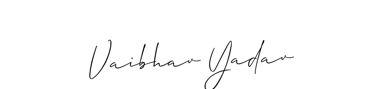 Best and Professional Signature Style for Vaibhav Yadav. Allison_Script Best Signature Style Collection. Vaibhav Yadav signature style 2 images and pictures png