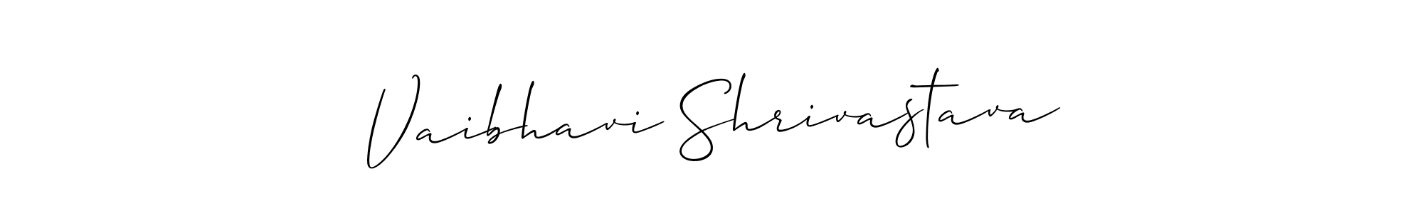 Also You can easily find your signature by using the search form. We will create Vaibhavi Shrivastava name handwritten signature images for you free of cost using Allison_Script sign style. Vaibhavi Shrivastava signature style 2 images and pictures png