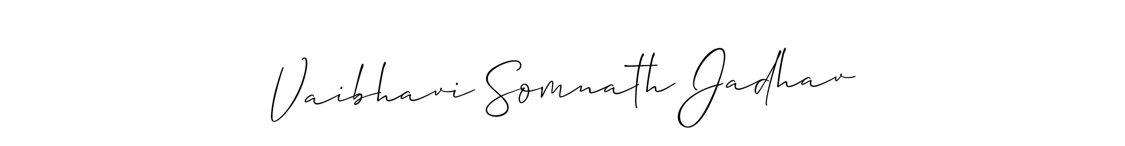 Best and Professional Signature Style for Vaibhavi Somnath Jadhav. Allison_Script Best Signature Style Collection. Vaibhavi Somnath Jadhav signature style 2 images and pictures png