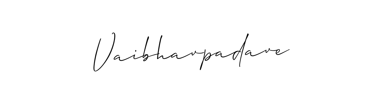Make a beautiful signature design for name Vaibhavpadave. Use this online signature maker to create a handwritten signature for free. Vaibhavpadave signature style 2 images and pictures png