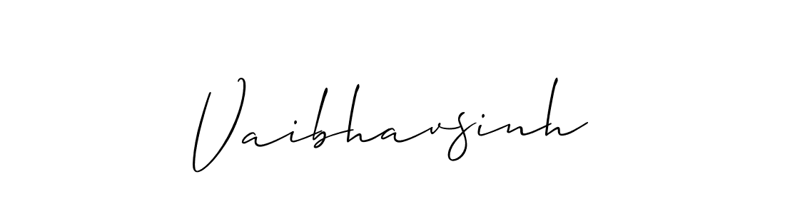 It looks lik you need a new signature style for name Vaibhavsinh. Design unique handwritten (Allison_Script) signature with our free signature maker in just a few clicks. Vaibhavsinh signature style 2 images and pictures png