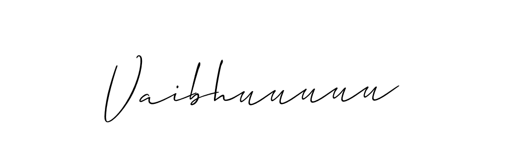 Make a beautiful signature design for name Vaibhuuuuu. Use this online signature maker to create a handwritten signature for free. Vaibhuuuuu signature style 2 images and pictures png