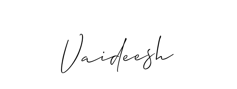 Best and Professional Signature Style for Vaideesh. Allison_Script Best Signature Style Collection. Vaideesh signature style 2 images and pictures png