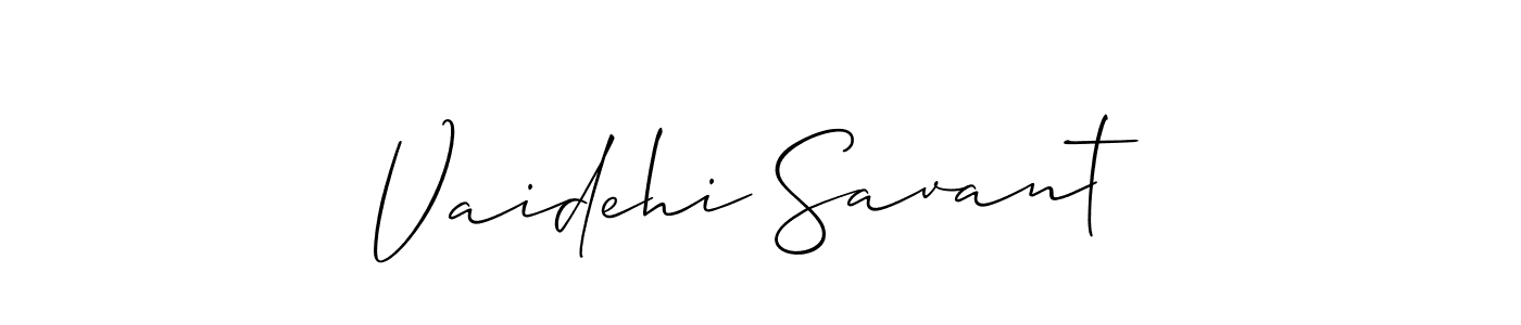 Once you've used our free online signature maker to create your best signature Allison_Script style, it's time to enjoy all of the benefits that Vaidehi Savant name signing documents. Vaidehi Savant signature style 2 images and pictures png