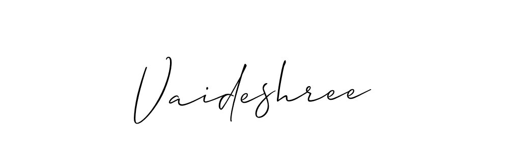 Once you've used our free online signature maker to create your best signature Allison_Script style, it's time to enjoy all of the benefits that Vaideshree name signing documents. Vaideshree signature style 2 images and pictures png