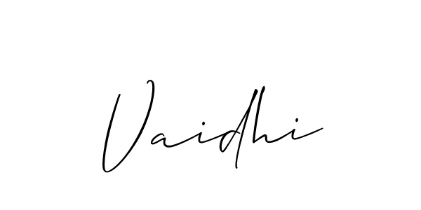 Make a short Vaidhi signature style. Manage your documents anywhere anytime using Allison_Script. Create and add eSignatures, submit forms, share and send files easily. Vaidhi signature style 2 images and pictures png