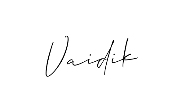 Once you've used our free online signature maker to create your best signature Allison_Script style, it's time to enjoy all of the benefits that Vaidik name signing documents. Vaidik signature style 2 images and pictures png