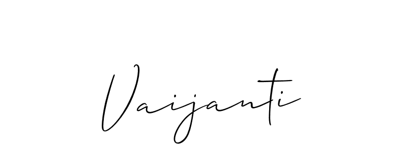 Also we have Vaijanti name is the best signature style. Create professional handwritten signature collection using Allison_Script autograph style. Vaijanti signature style 2 images and pictures png