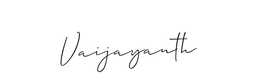 It looks lik you need a new signature style for name Vaijayanth. Design unique handwritten (Allison_Script) signature with our free signature maker in just a few clicks. Vaijayanth signature style 2 images and pictures png