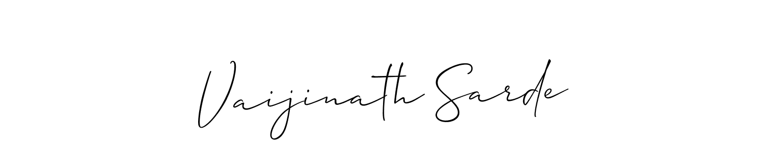 You can use this online signature creator to create a handwritten signature for the name Vaijinath Sarde. This is the best online autograph maker. Vaijinath Sarde signature style 2 images and pictures png