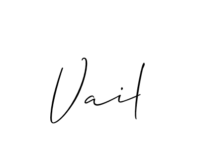 How to Draw Vail signature style? Allison_Script is a latest design signature styles for name Vail. Vail signature style 2 images and pictures png