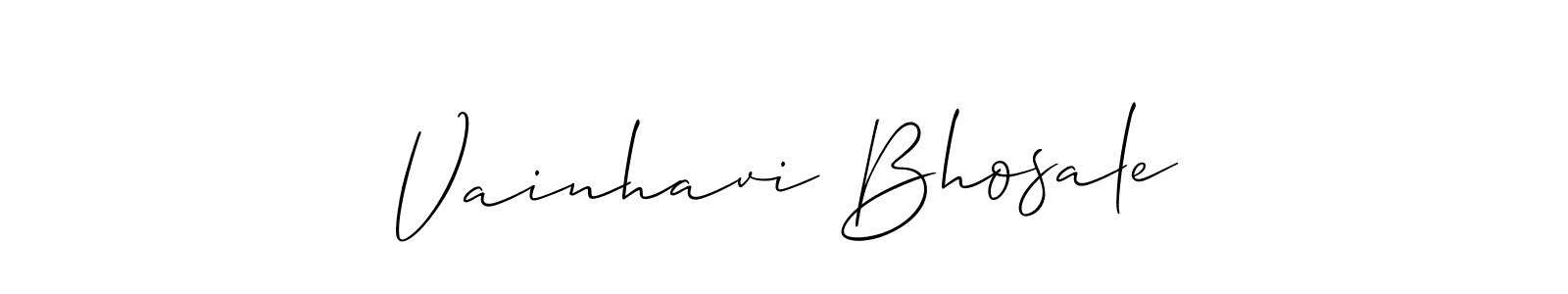 Once you've used our free online signature maker to create your best signature Allison_Script style, it's time to enjoy all of the benefits that Vainhavi Bhosale name signing documents. Vainhavi Bhosale signature style 2 images and pictures png