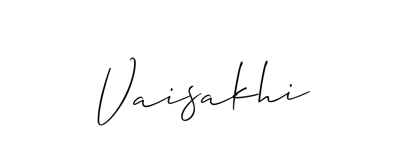 Create a beautiful signature design for name Vaisakhi. With this signature (Allison_Script) fonts, you can make a handwritten signature for free. Vaisakhi signature style 2 images and pictures png