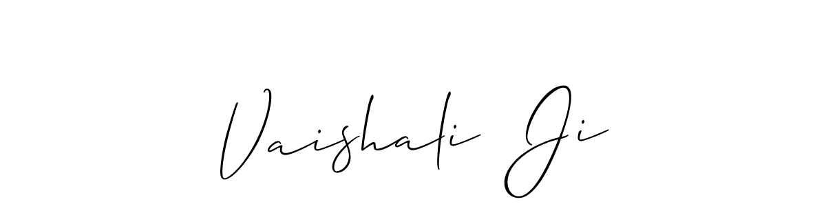 Make a beautiful signature design for name Vaishali  Ji. Use this online signature maker to create a handwritten signature for free. Vaishali  Ji signature style 2 images and pictures png