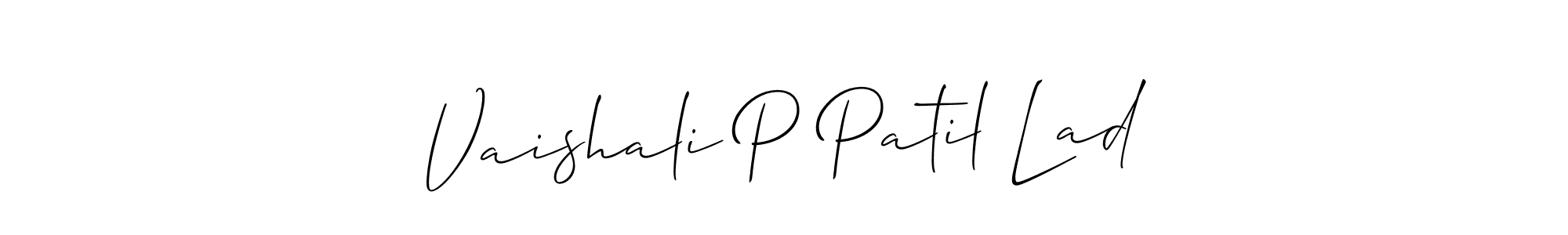 Best and Professional Signature Style for Vaishali P Patil Lad. Allison_Script Best Signature Style Collection. Vaishali P Patil Lad signature style 2 images and pictures png