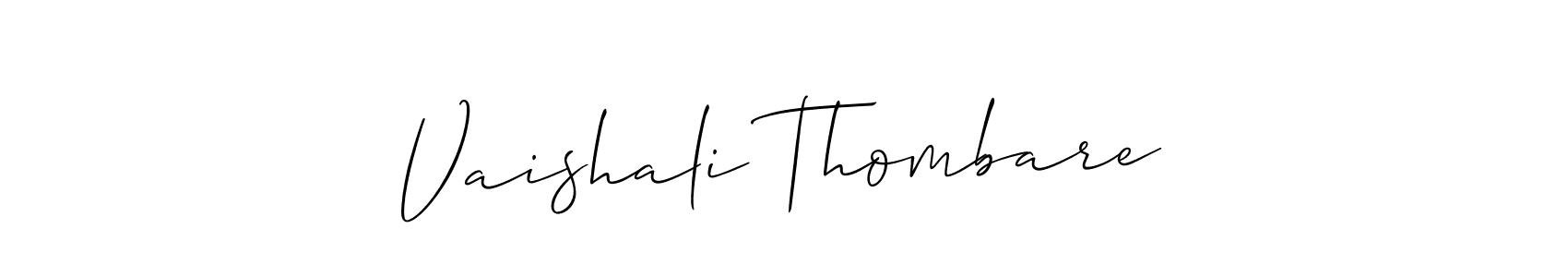 Make a beautiful signature design for name Vaishali Thombare. Use this online signature maker to create a handwritten signature for free. Vaishali Thombare signature style 2 images and pictures png