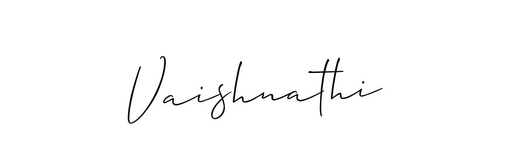 It looks lik you need a new signature style for name Vaishnathi. Design unique handwritten (Allison_Script) signature with our free signature maker in just a few clicks. Vaishnathi signature style 2 images and pictures png